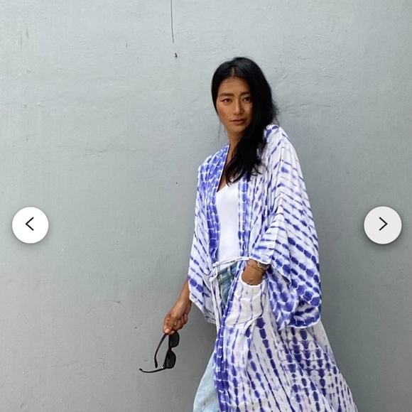 Kimono robe beach cover up - Picture 2 of 4